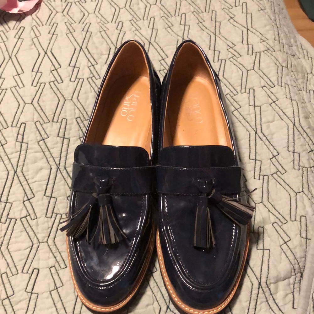 Navy Loafers